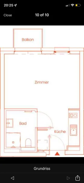 Bright 29 m² Studio Apartment with Balcony in Adlershof – Available Nov 1st — photo 1